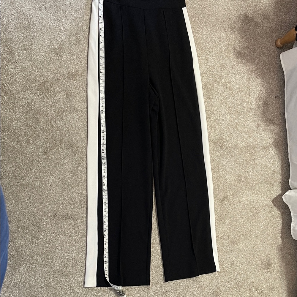 Donna Morgan Elegant Black and White Jumpsuit - Picture 5 of 8